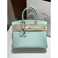 플래티넘 30cm 민트그린 가방