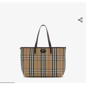 BURBERRY 체크 토트백
